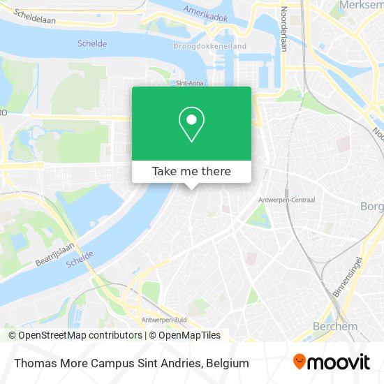 Thomas More Campus Sint Andries plan