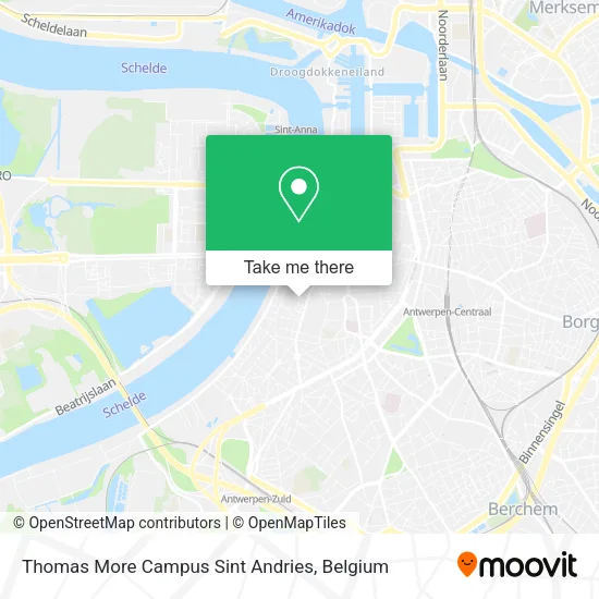 Thomas More Campus Sint Andries map