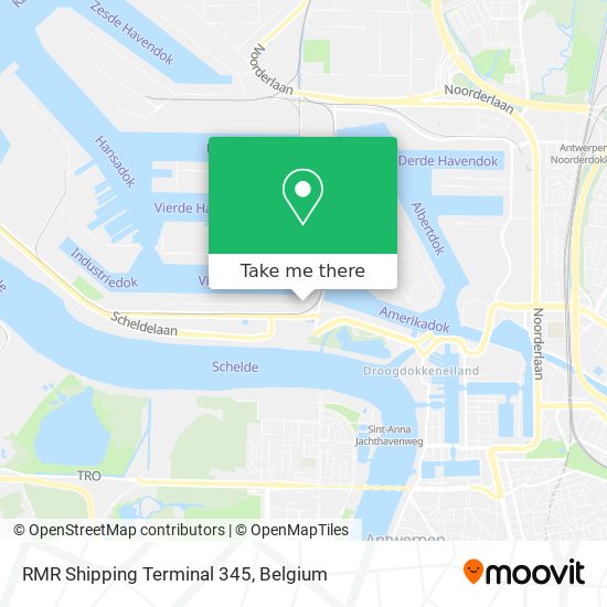 RMR Shipping Terminal 345 map