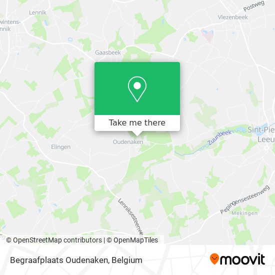 Begraafplaats Oudenaken map
