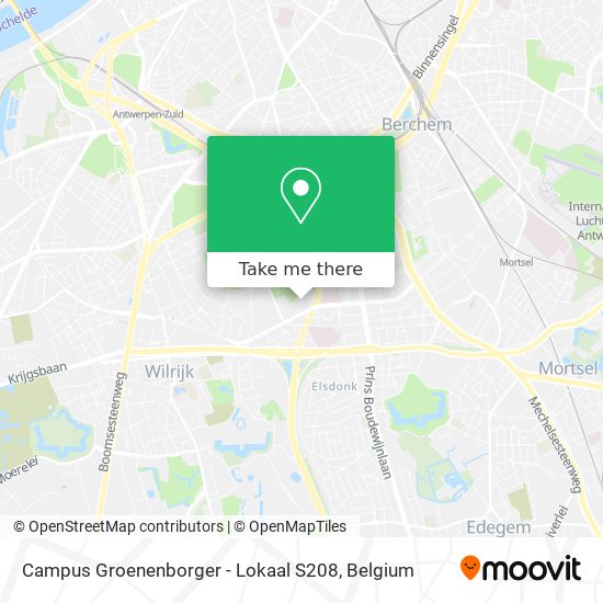 Campus Groenenborger - Lokaal S208 map