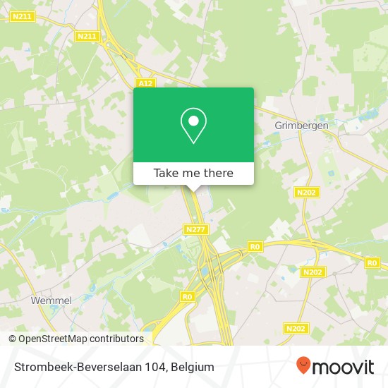 Strombeek-Beverselaan 104 plan