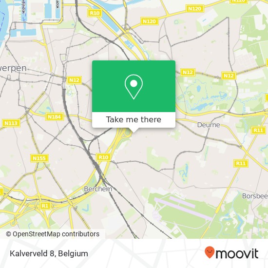 Kalverveld 8 map