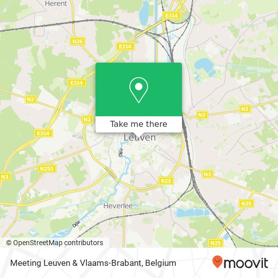 Meeting Leuven & Vlaams-Brabant plan