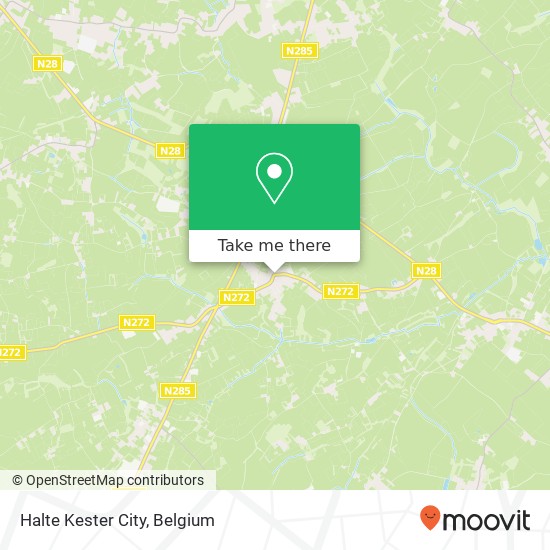 Halte Kester City map