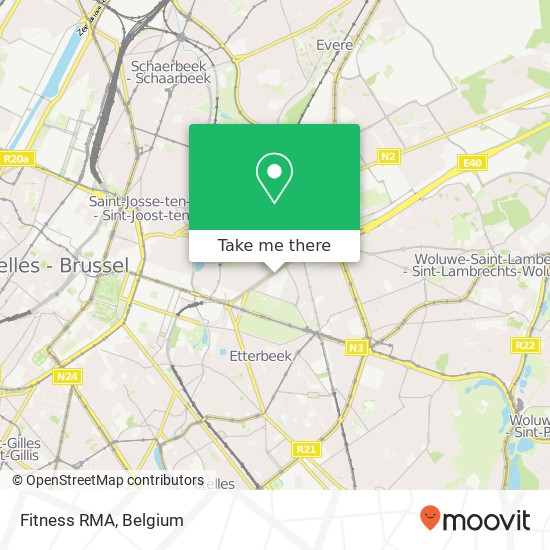 Fitness RMA map