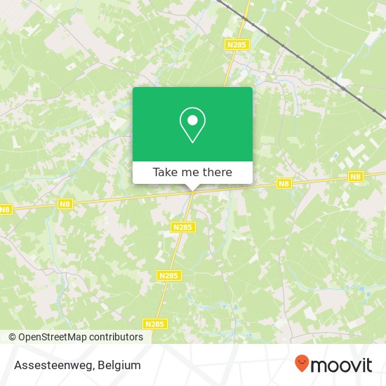 Assesteenweg map