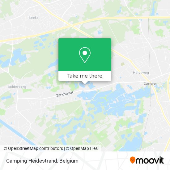 Camping Heidestrand map