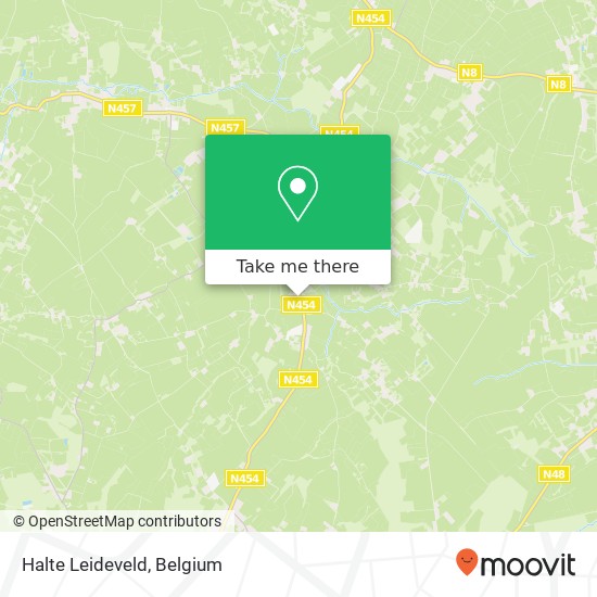 Halte Leideveld map