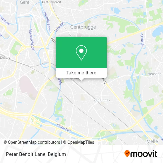 Peter Benoit Lane map