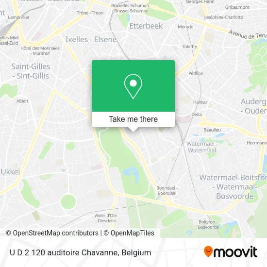 U D 2 120 auditoire Chavanne plan