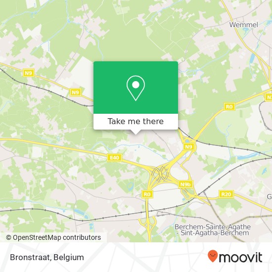 Bronstraat map