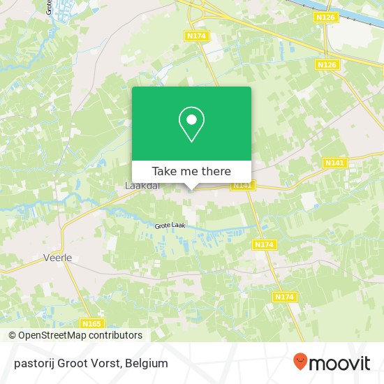 pastorij Groot Vorst map