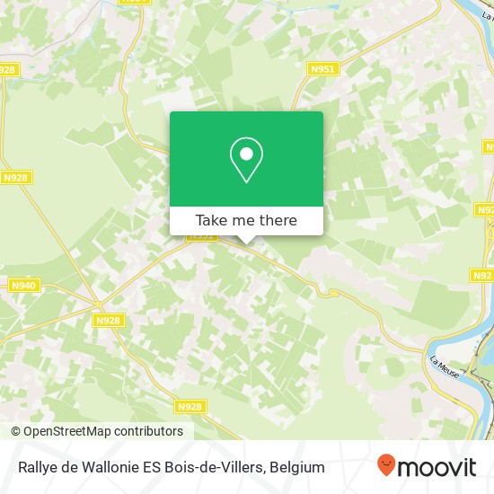 Rallye de Wallonie ES Bois-de-Villers map