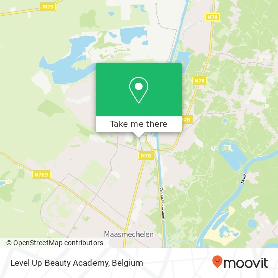 Level Up Beauty Academy map