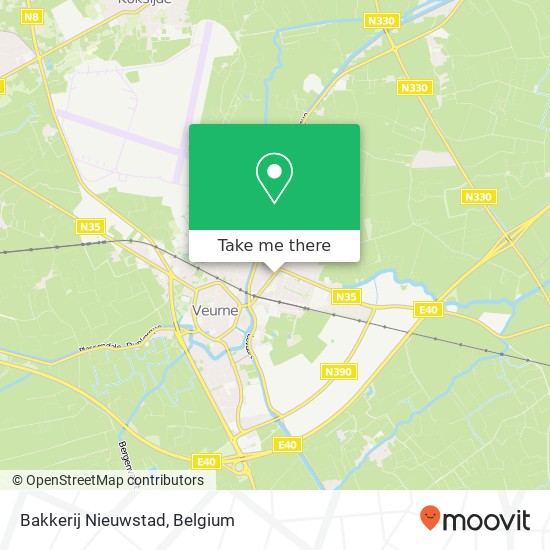 Bakkerij Nieuwstad map