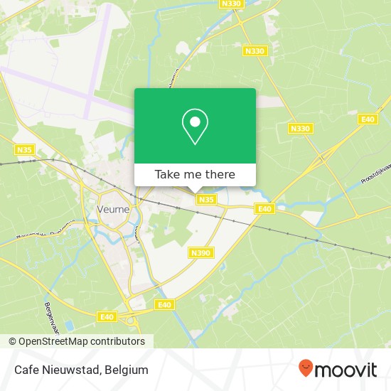 Cafe Nieuwstad map