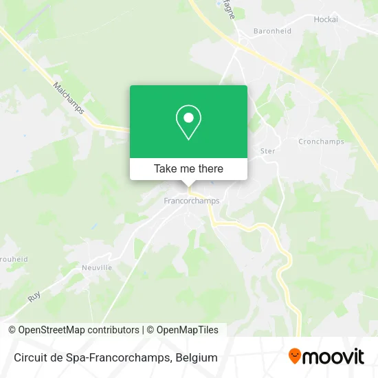 Circuit de Spa-Francorchamps map