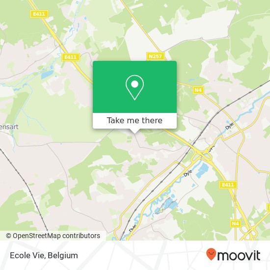 Ecole Vie map