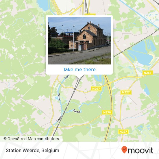 Station Weerde plan