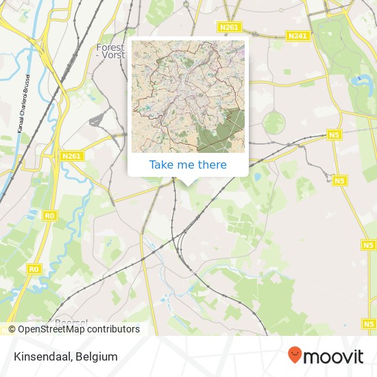 Kinsendaal map