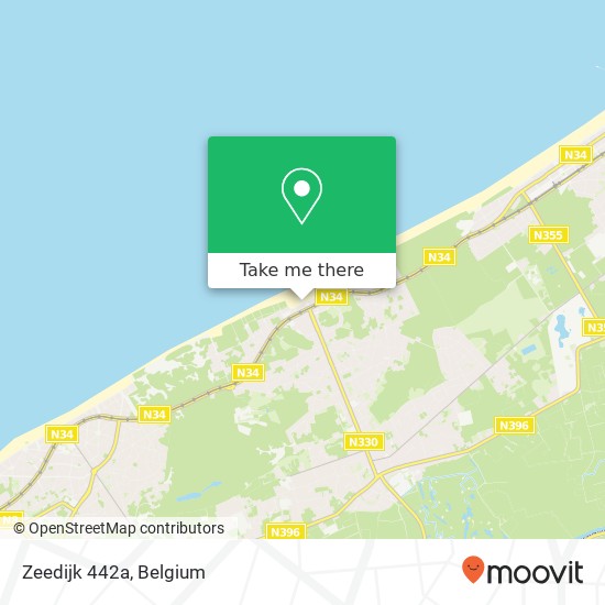 Zeedijk 442a map