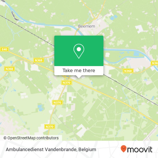 Ambulancedienst Vandenbrande map