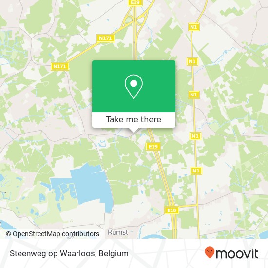 Steenweg op Waarloos map