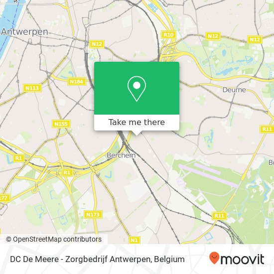 DC De Meere - Zorgbedrijf Antwerpen plan