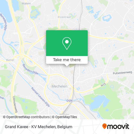 Grand Kavee - KV Mechelen map