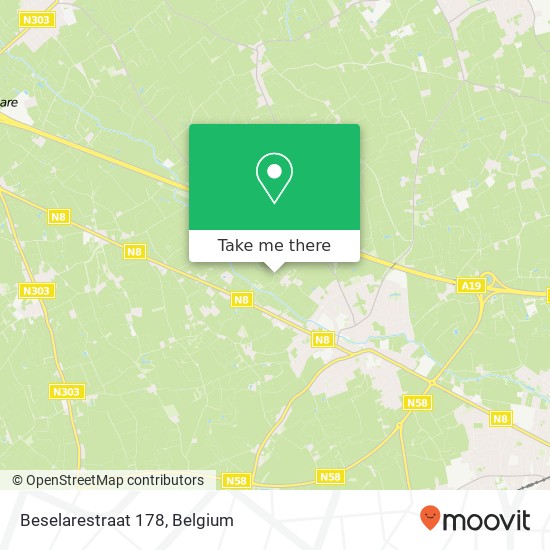 Beselarestraat 178 map