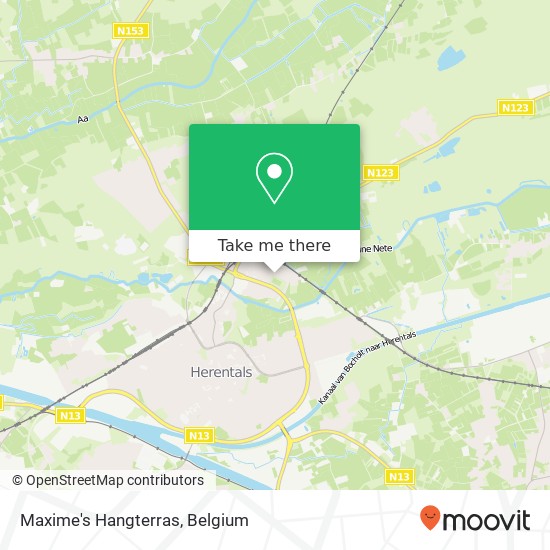 Maxime's Hangterras map