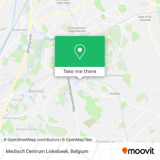 Medisch Centrum Linkebeek map