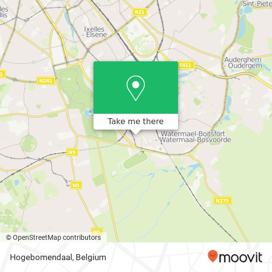 Hogebomendaal map