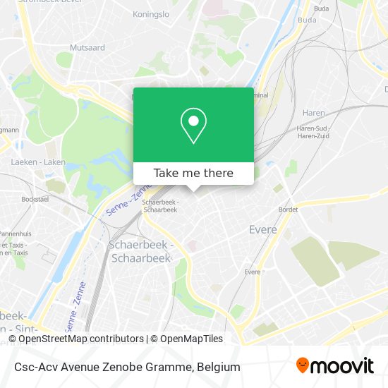 Csc-Acv Avenue Zenobe Gramme map