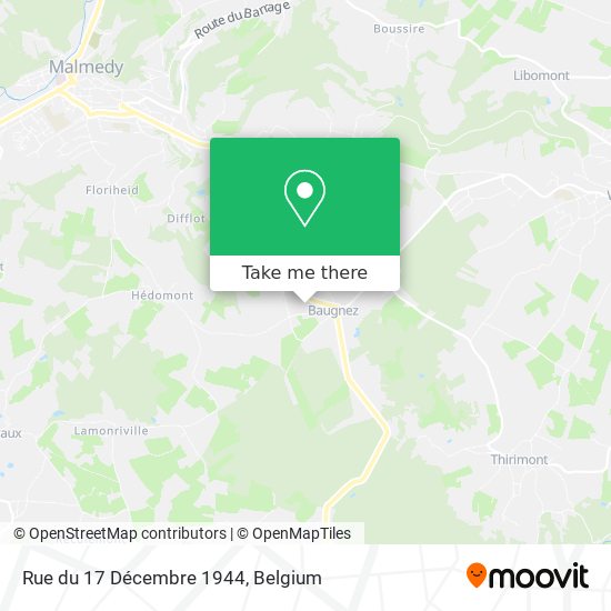 Rue du 17 Décembre 1944 plan