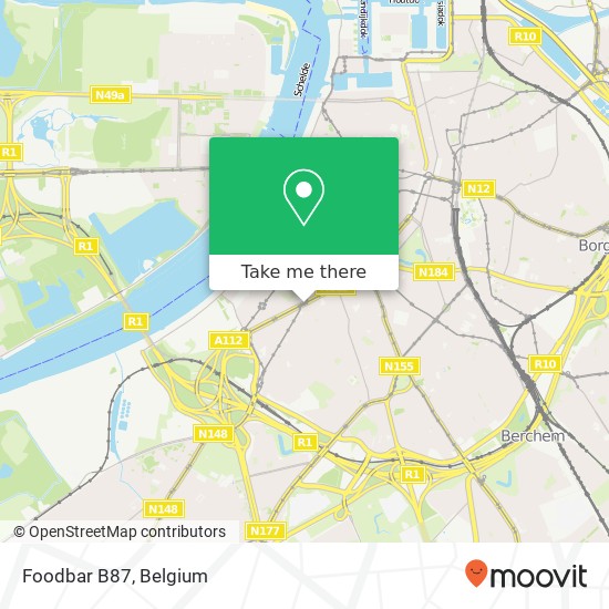 Foodbar B87 map