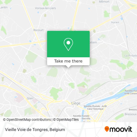 Vieille Voie de Tongres plan