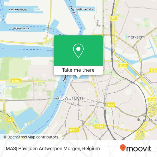 MAS| Paviljoen Antwerpen Morgen plan