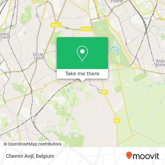 Chemin Avijl map