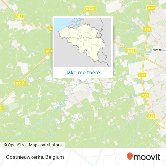 Oostnieuwkerke map