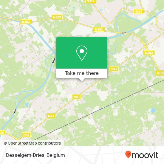 Desselgem-Dries map
