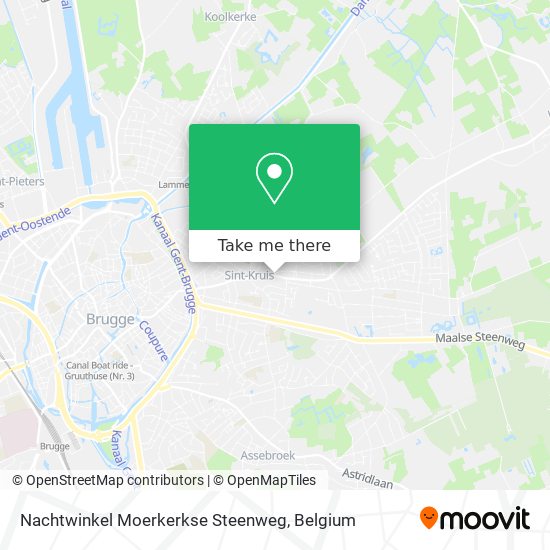 Nachtwinkel Moerkerkse Steenweg map