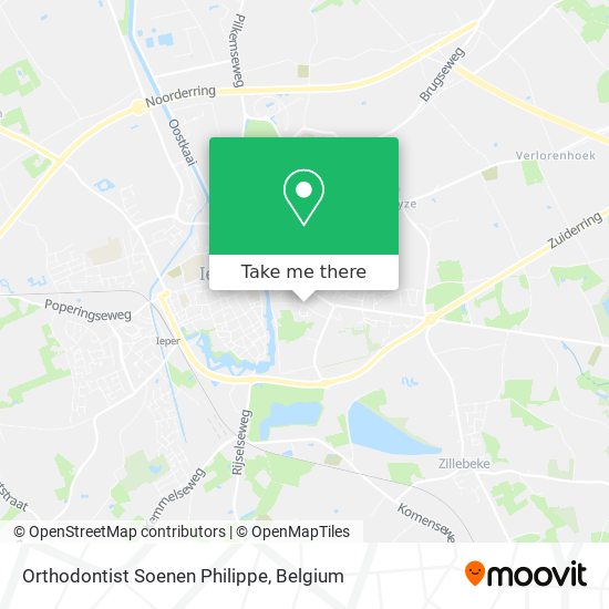 Orthodontist Soenen Philippe map