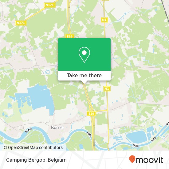 Camping Bergop map