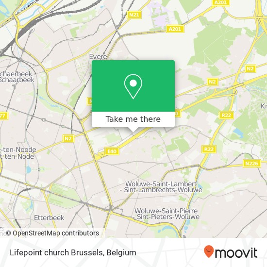 Lifepoint church Brussels plan