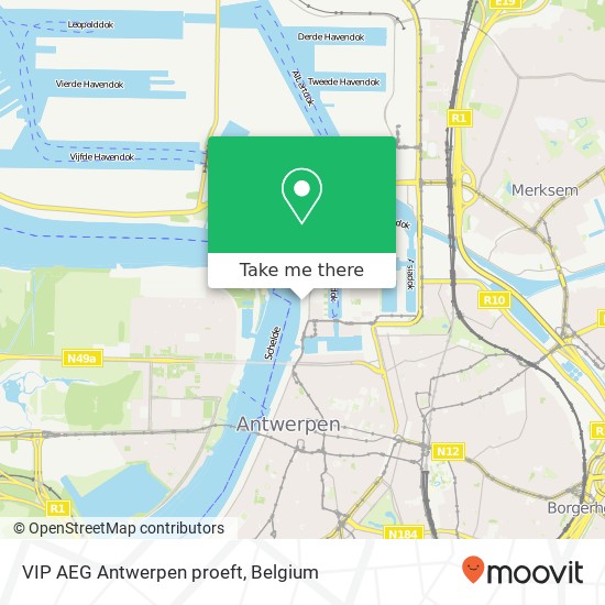 VIP AEG Antwerpen proeft plan