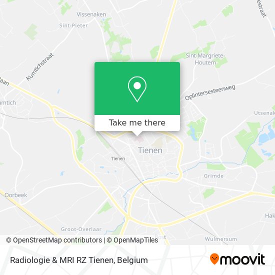 Radiologie & MRI RZ Tienen map