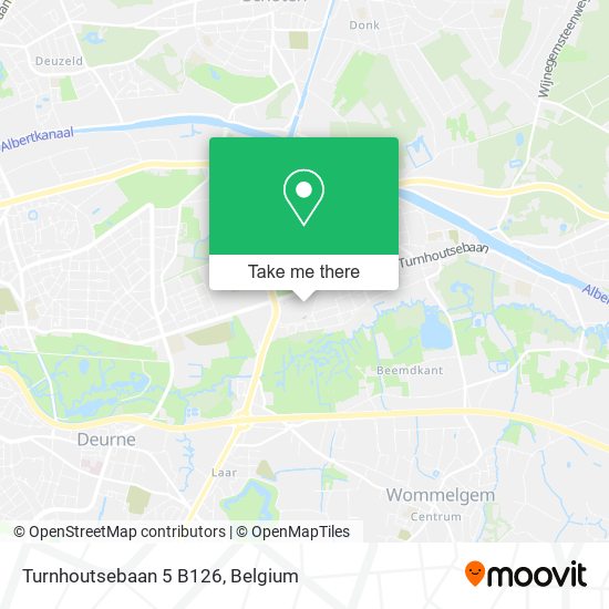 Turnhoutsebaan 5 B126 map
