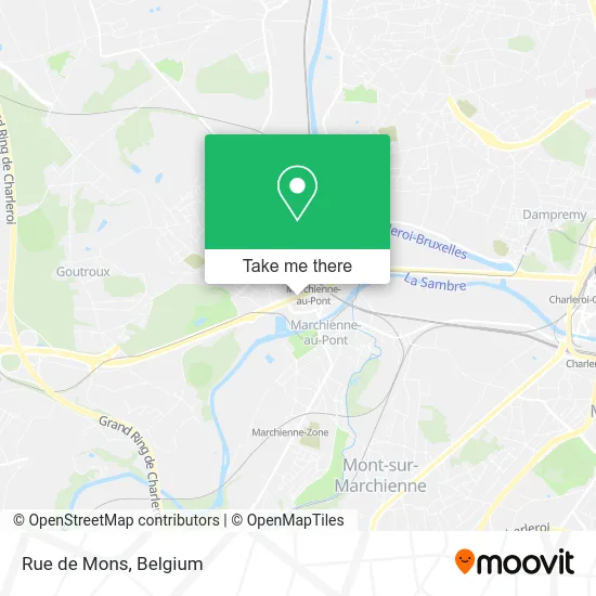 Rue de Mons map